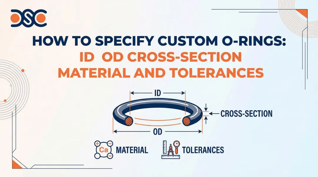 Cover image for How to Specify Custom O-Rings: ID OD Cross-Section Material and Tolerances