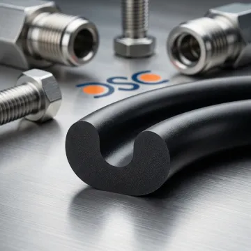 HNBR O-ring cross-section showing material quality for automotive sealing