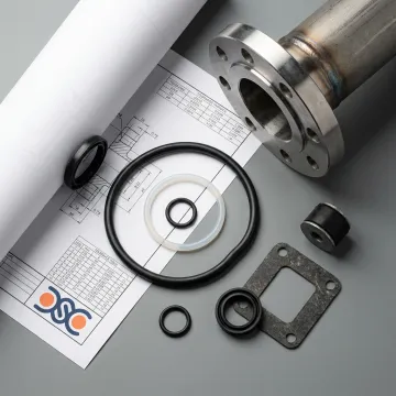 Industrial sealing components for power plant systems