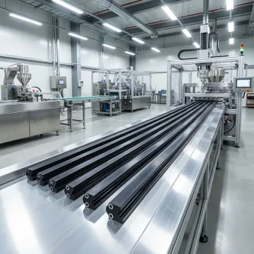 Custom Flat Rubber Seal Strips - Precision Extruded Gaskets