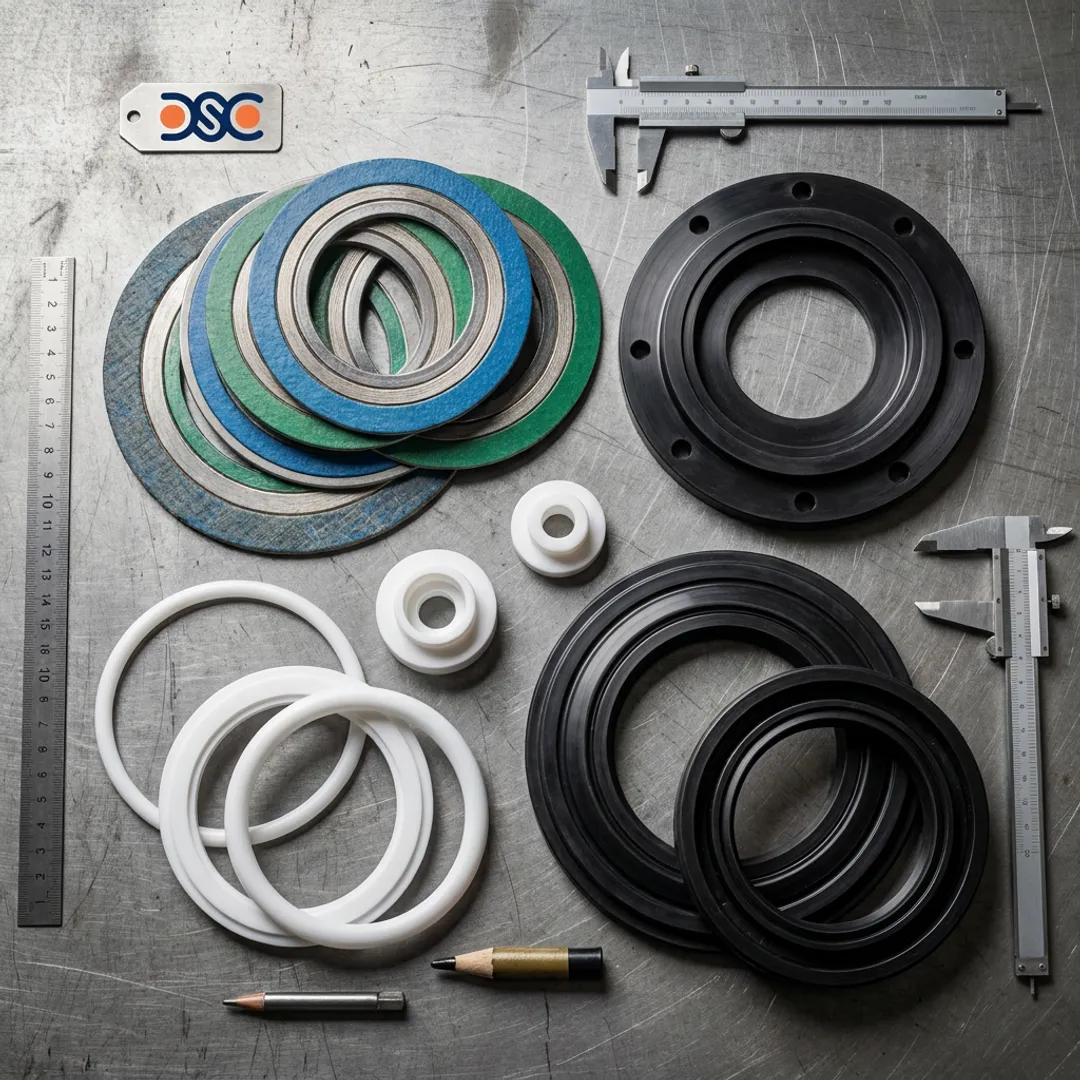 Petrochemical gasket sealing components