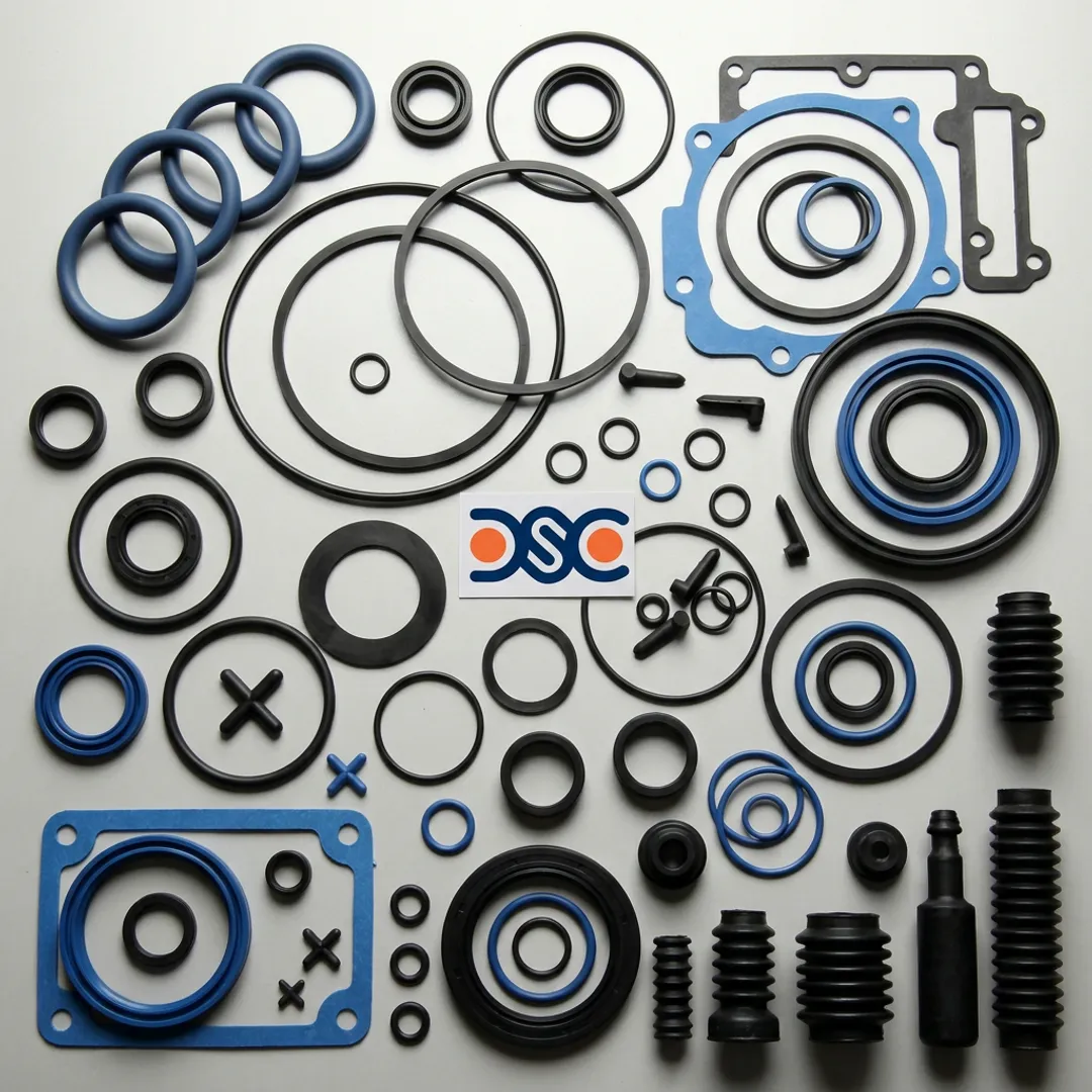 Industrial rubber seals and molded components