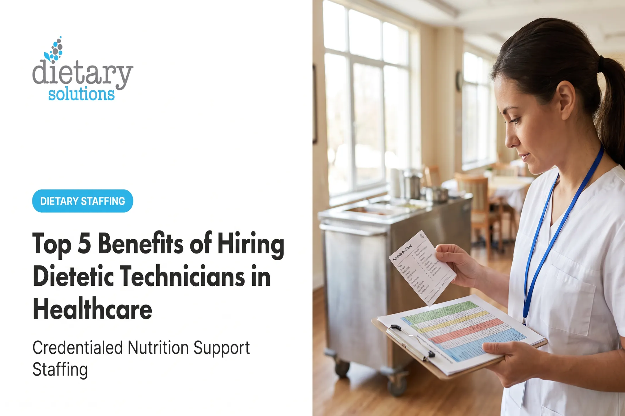 Top 5 Benefits of Hiring Dietetic Technicians in Healthcare