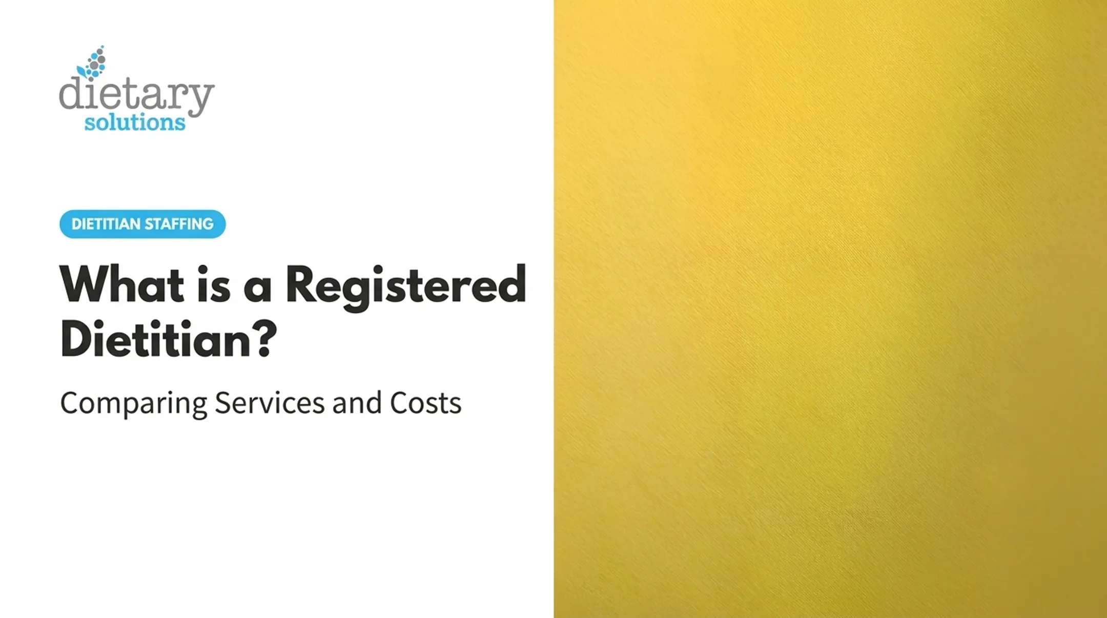 What is a Registered Dietitian? Comparing Services and Costs