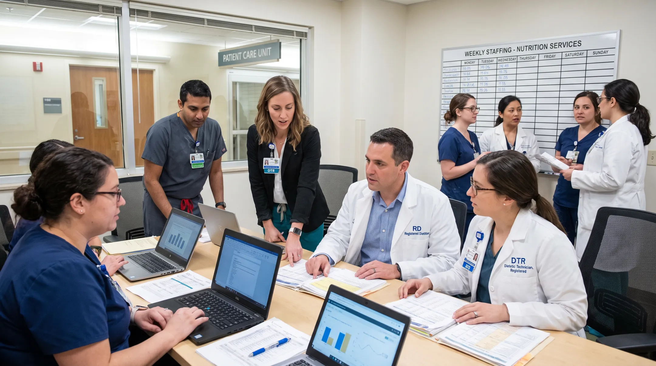 Dietary Solutions registered dietitians collaborating on patient care planning