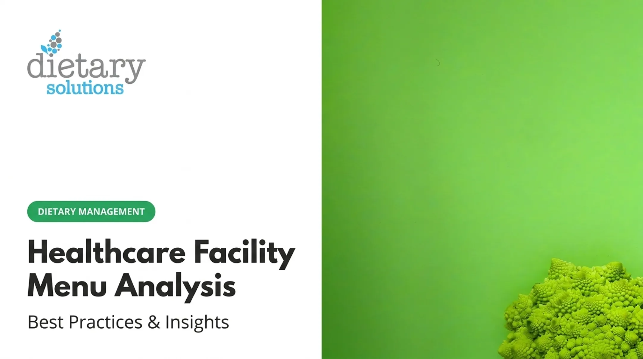 Healthcare Facility Menu Analysis: Best Practices & Insights