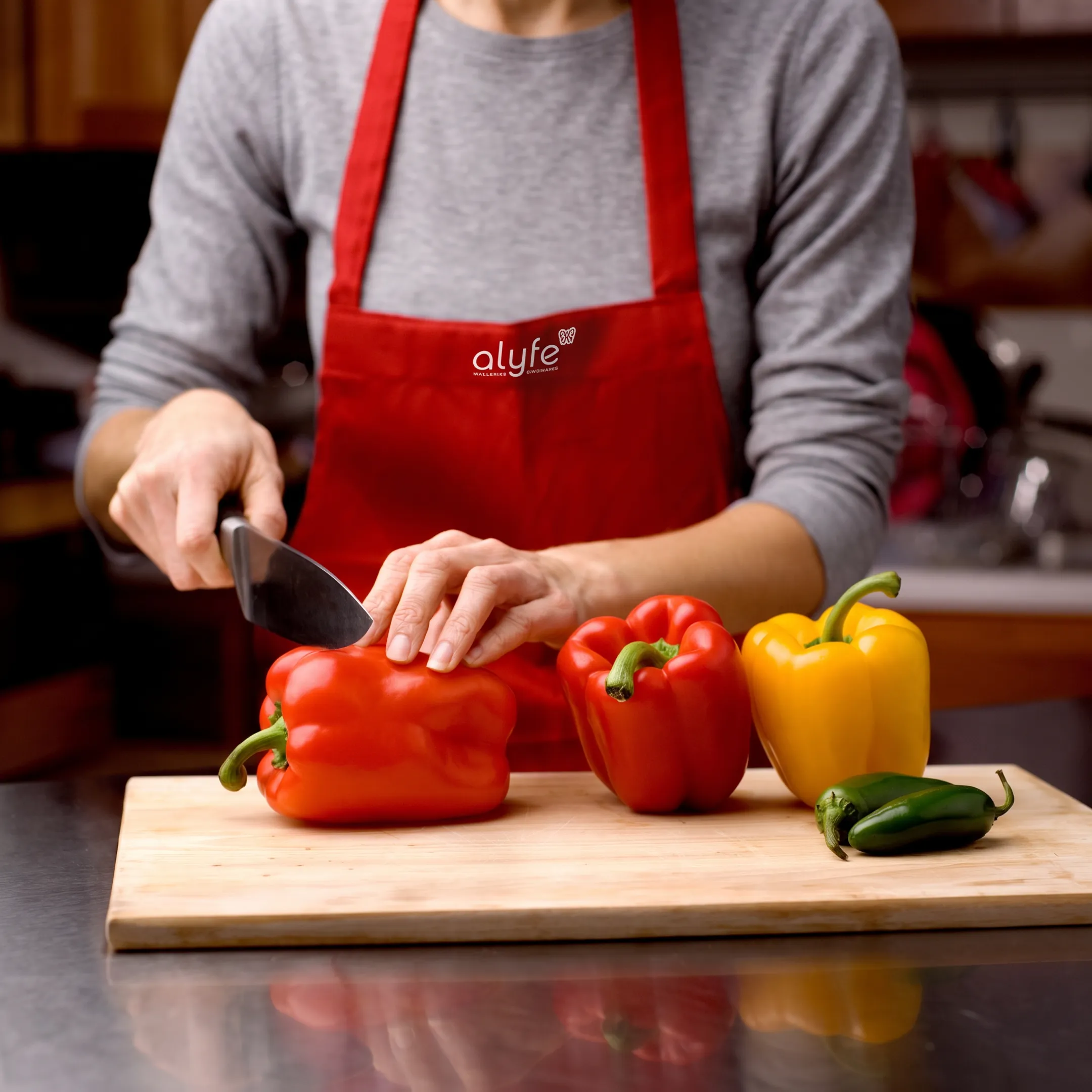 Dietary consultant reviewing menu plan