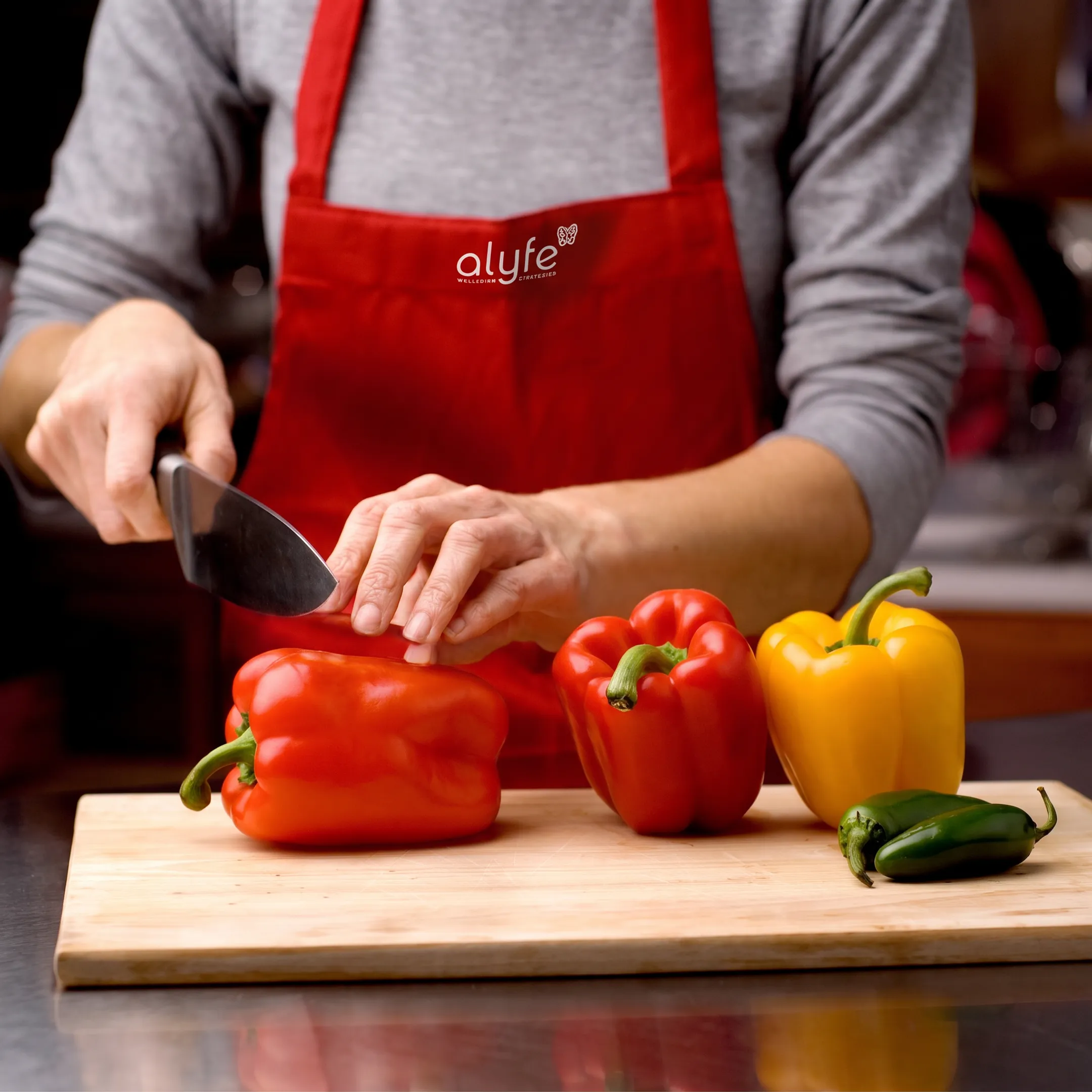 Healthcare nutrition professional planning meals with facility staff
