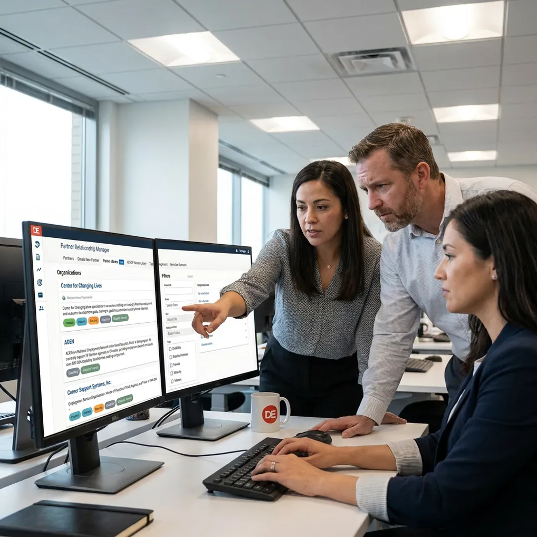Recruitment workflow and job distribution process