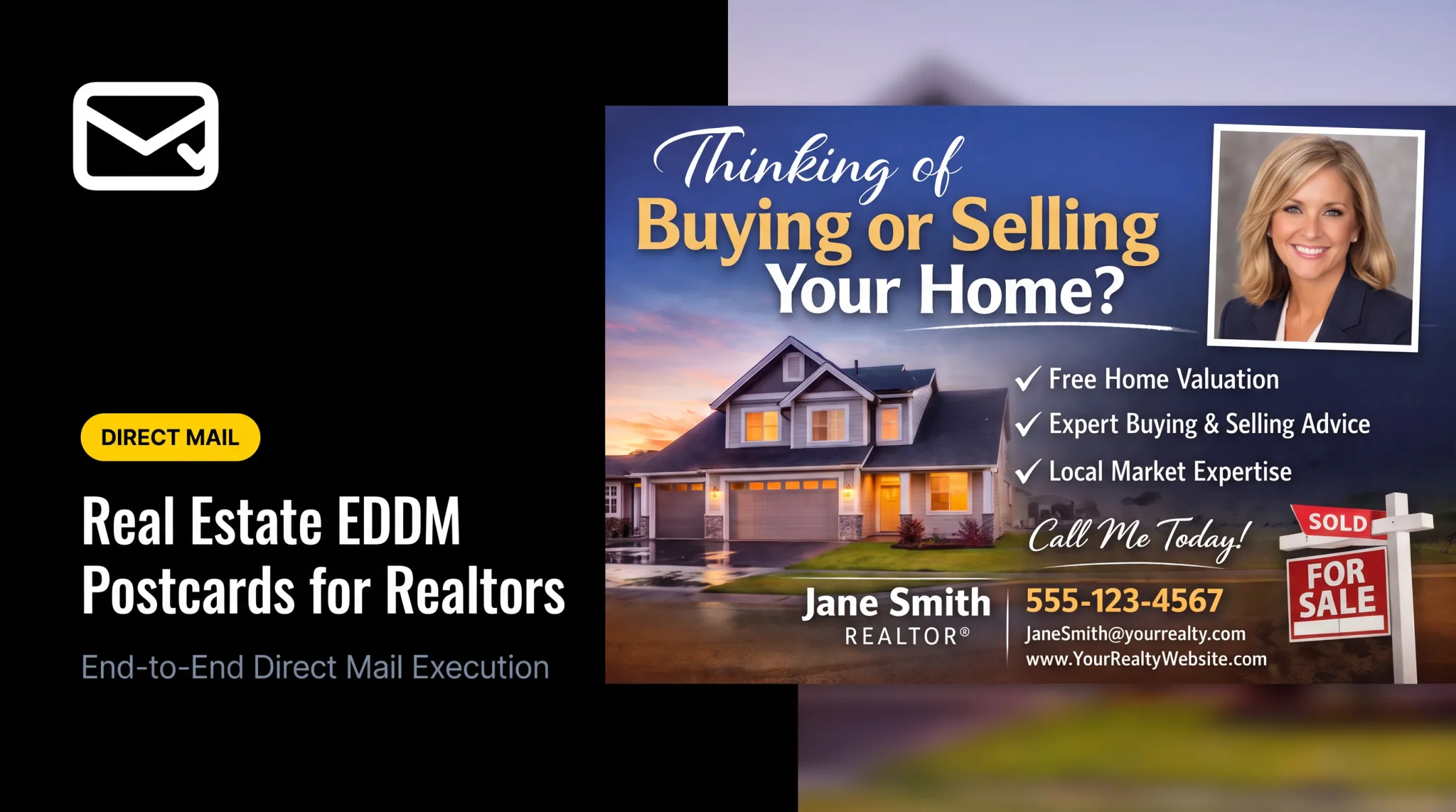 Real Estate EDDM Postcards for Realtors