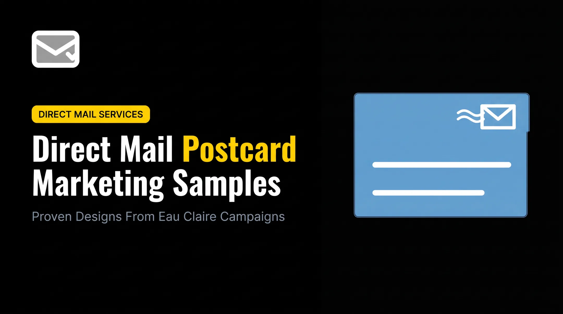 Direct Mail Postcard Marketing Samples