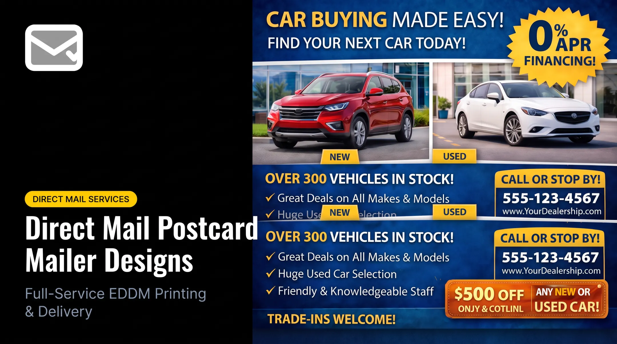 Direct Mail Postcard Mailer Designs