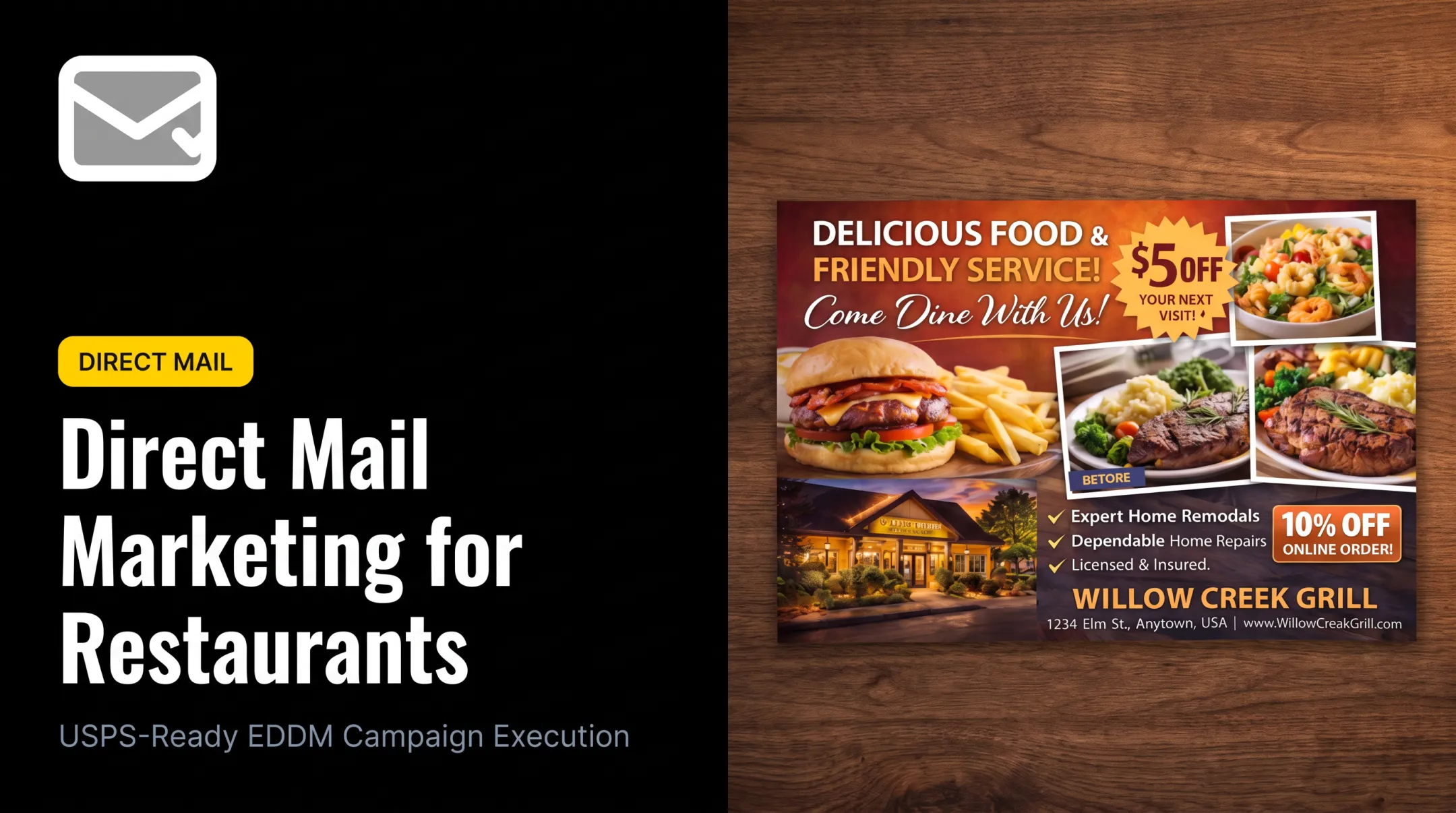 Direct Mail Marketing for Restaurants