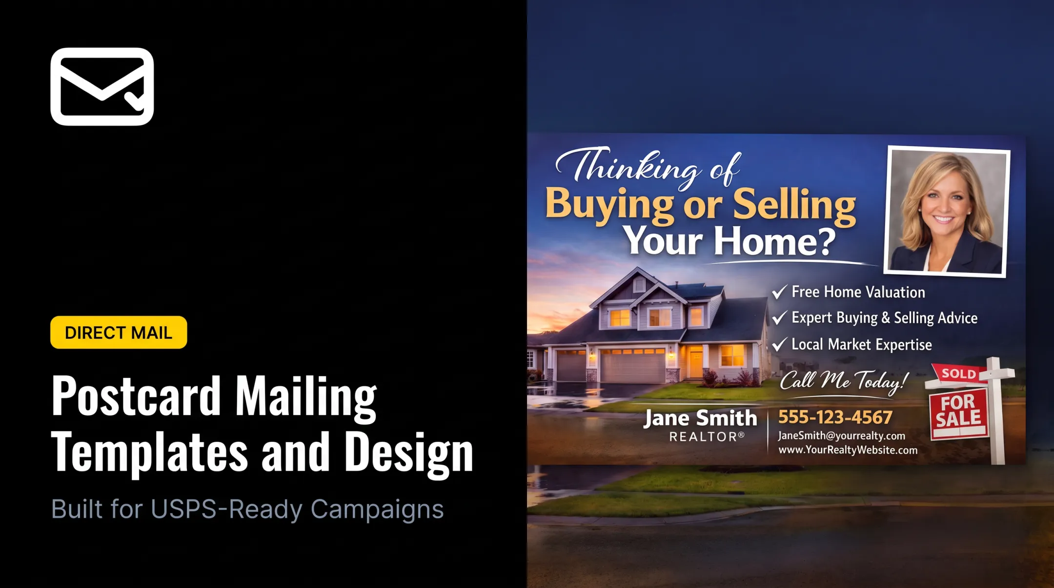 Postcard Mailing Templates and Design