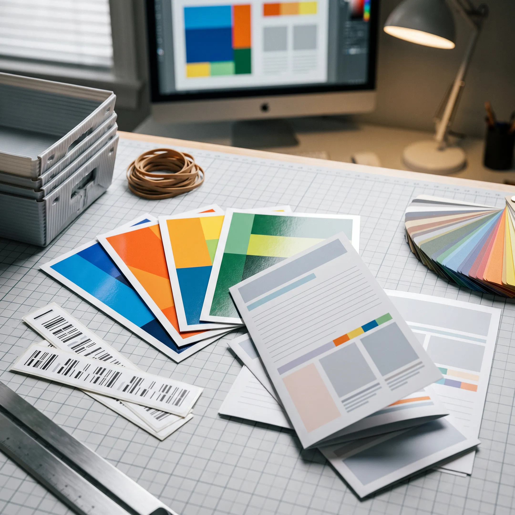 Direct mail campaign materials prepared for Chicago household delivery