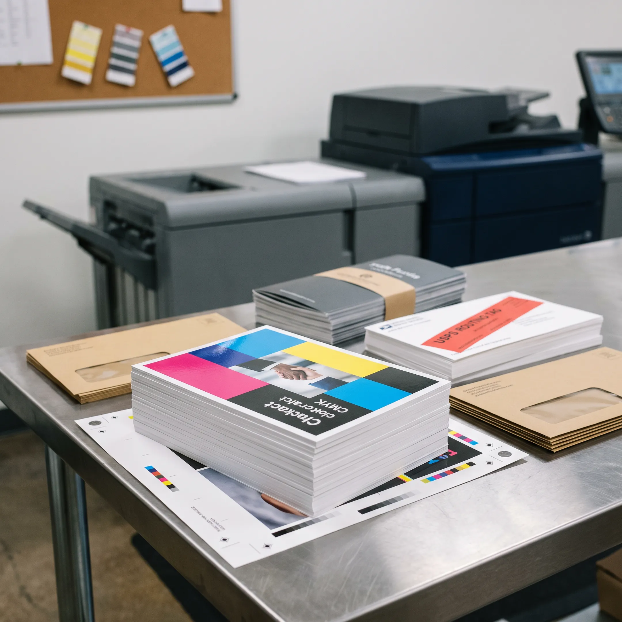 Custom postcards prepared for a Portland direct mail campaign