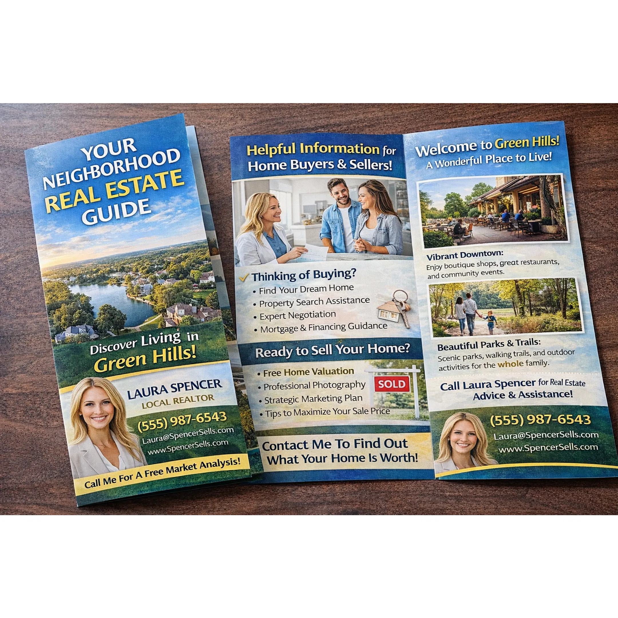 Step-by-step direct mail production workflow showing postcard proofing and commercial printing