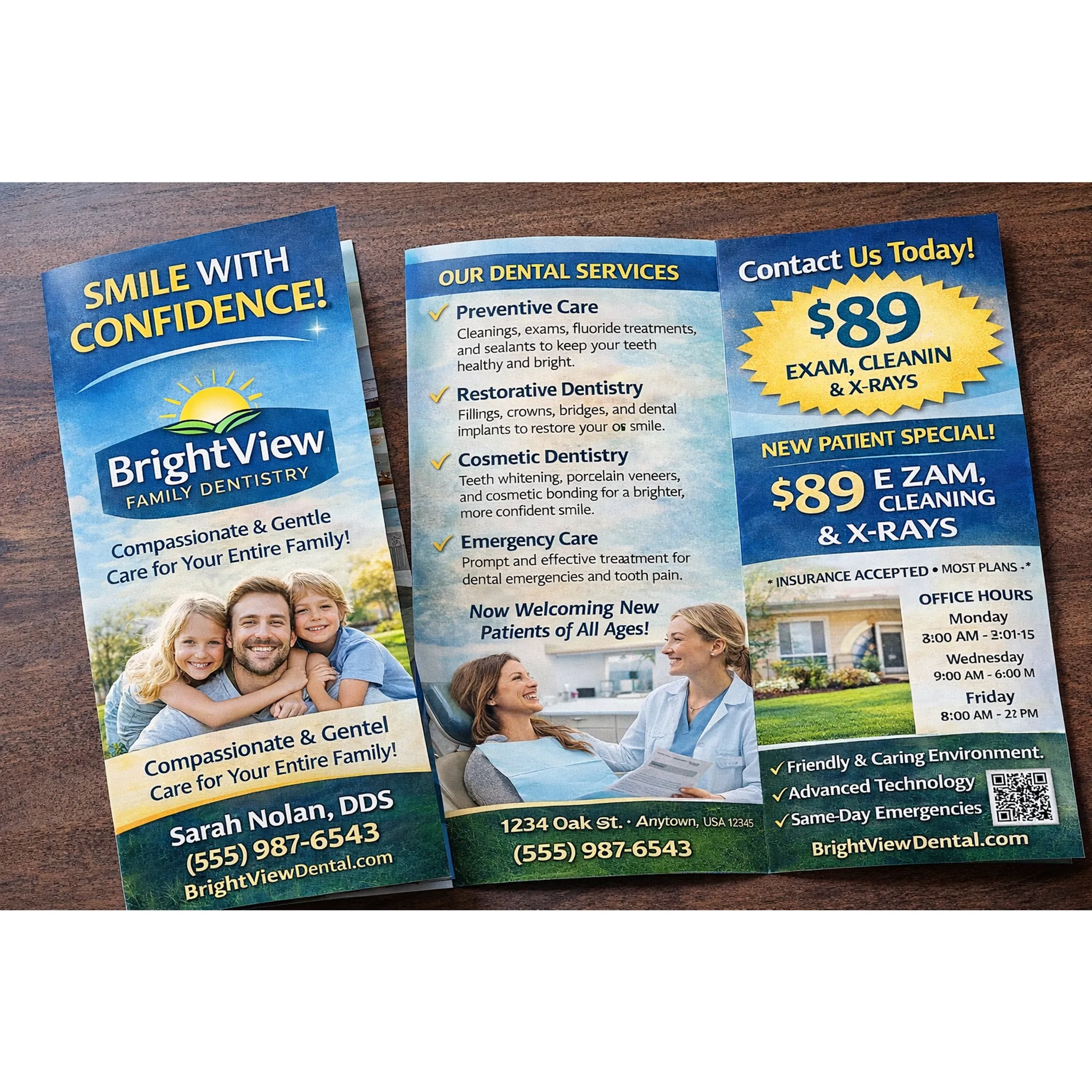Technician operating commercial direct mail printer