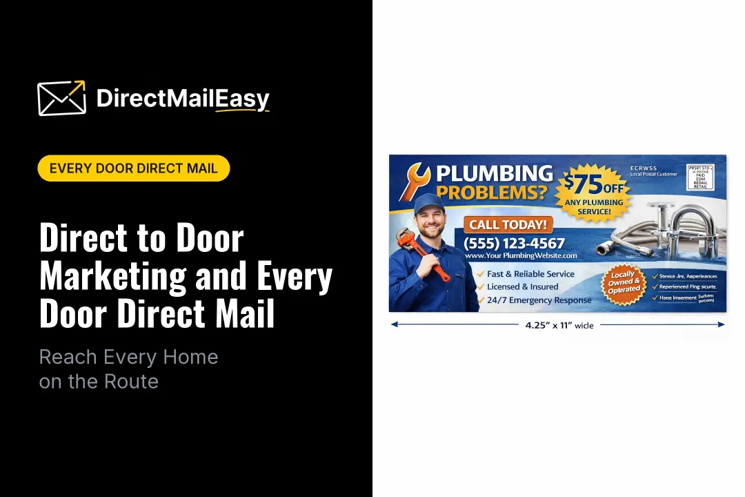 Direct to Door Marketing and Every Door Direct Mail