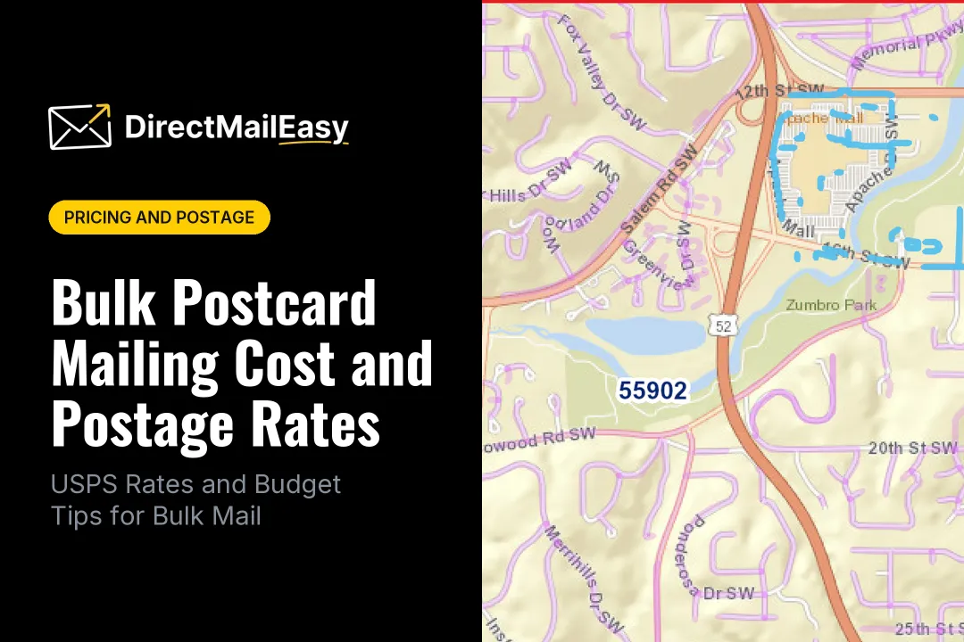 Bulk Postcard Mailing Cost and Postage Rates
