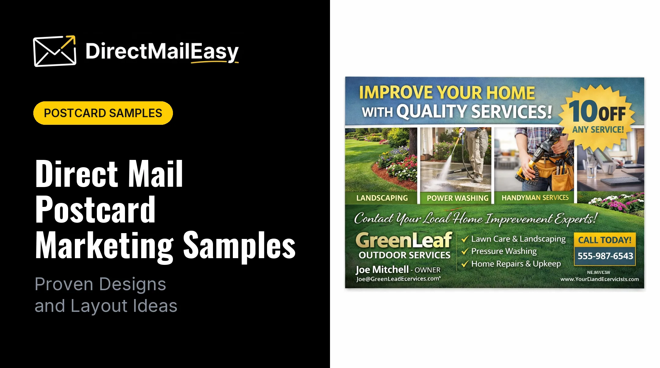 Direct Mail Postcard Marketing Samples