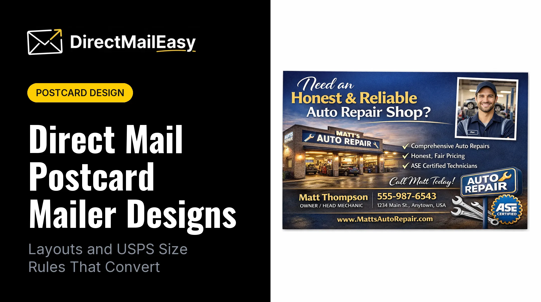 Direct Mail Postcard Mailer Designs