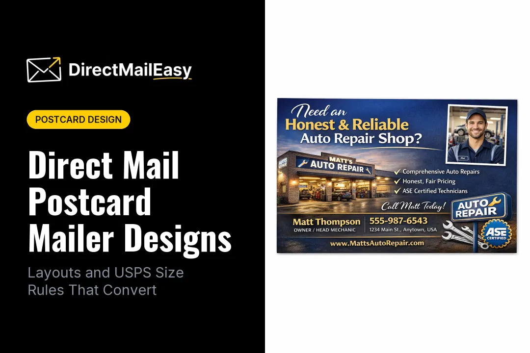 Direct Mail Postcard Mailer Designs
