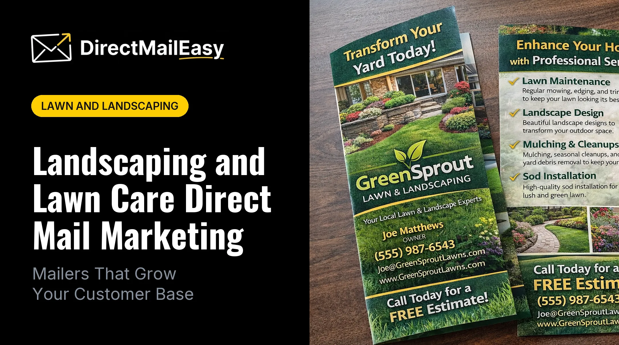Landscaping and Lawn Care Direct Mail Marketing