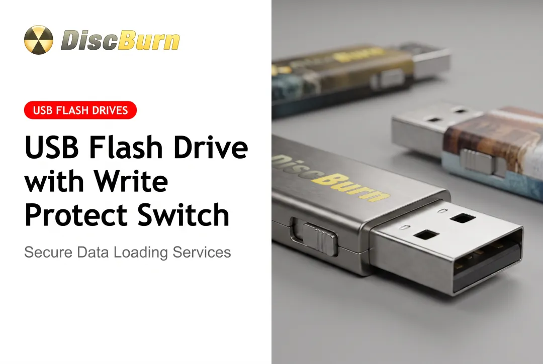 USB Flash Drive with Write Protect Switch