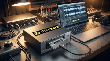 DiscBurn cassette-to-USB converter device for legacy audio digitization