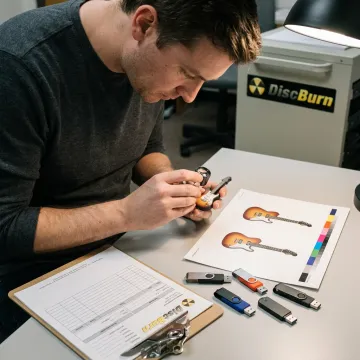 Branded custom USB drive design process