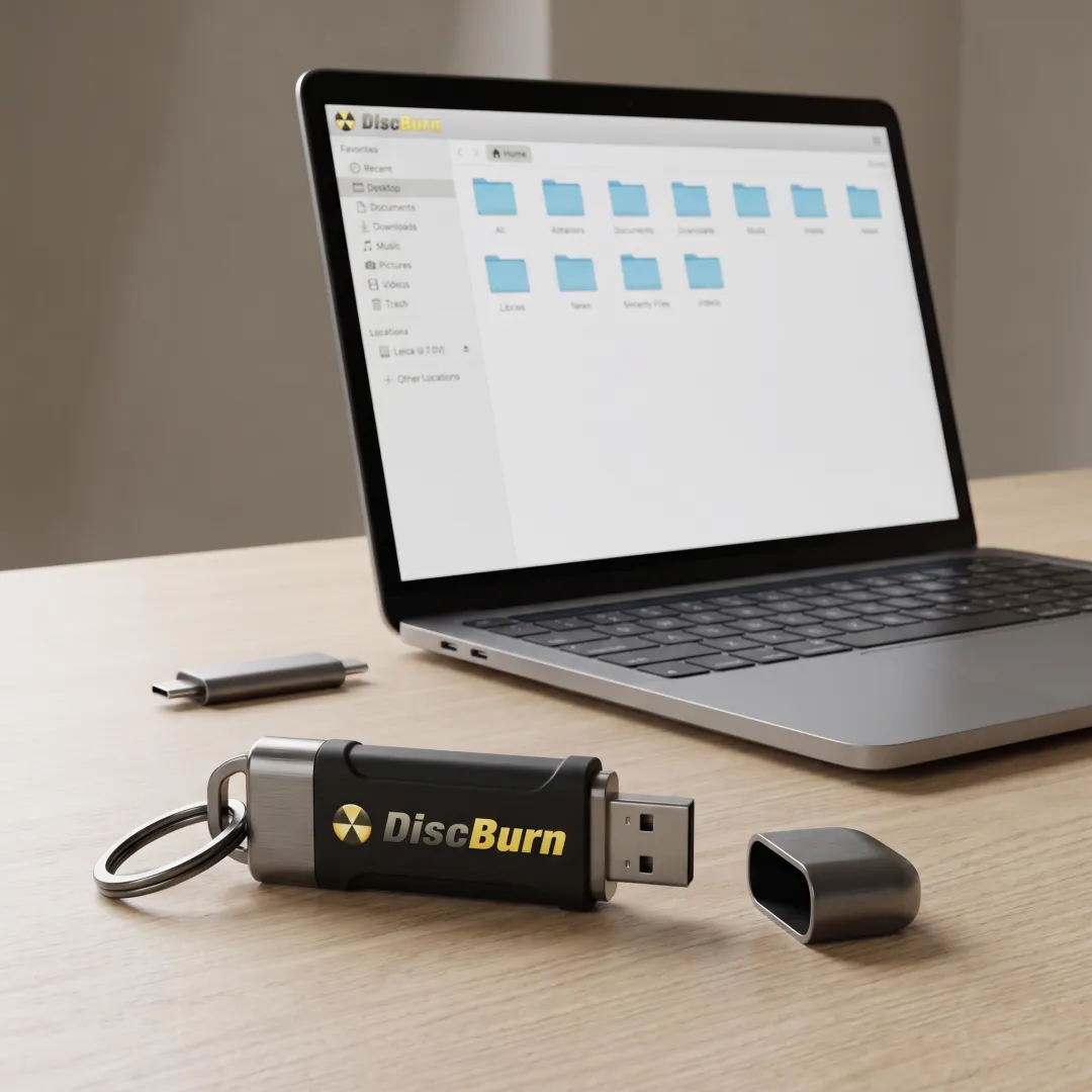 Custom printed rugged USB drive with digital files
