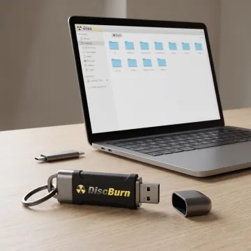 Custom printed rugged USB drive with digital files