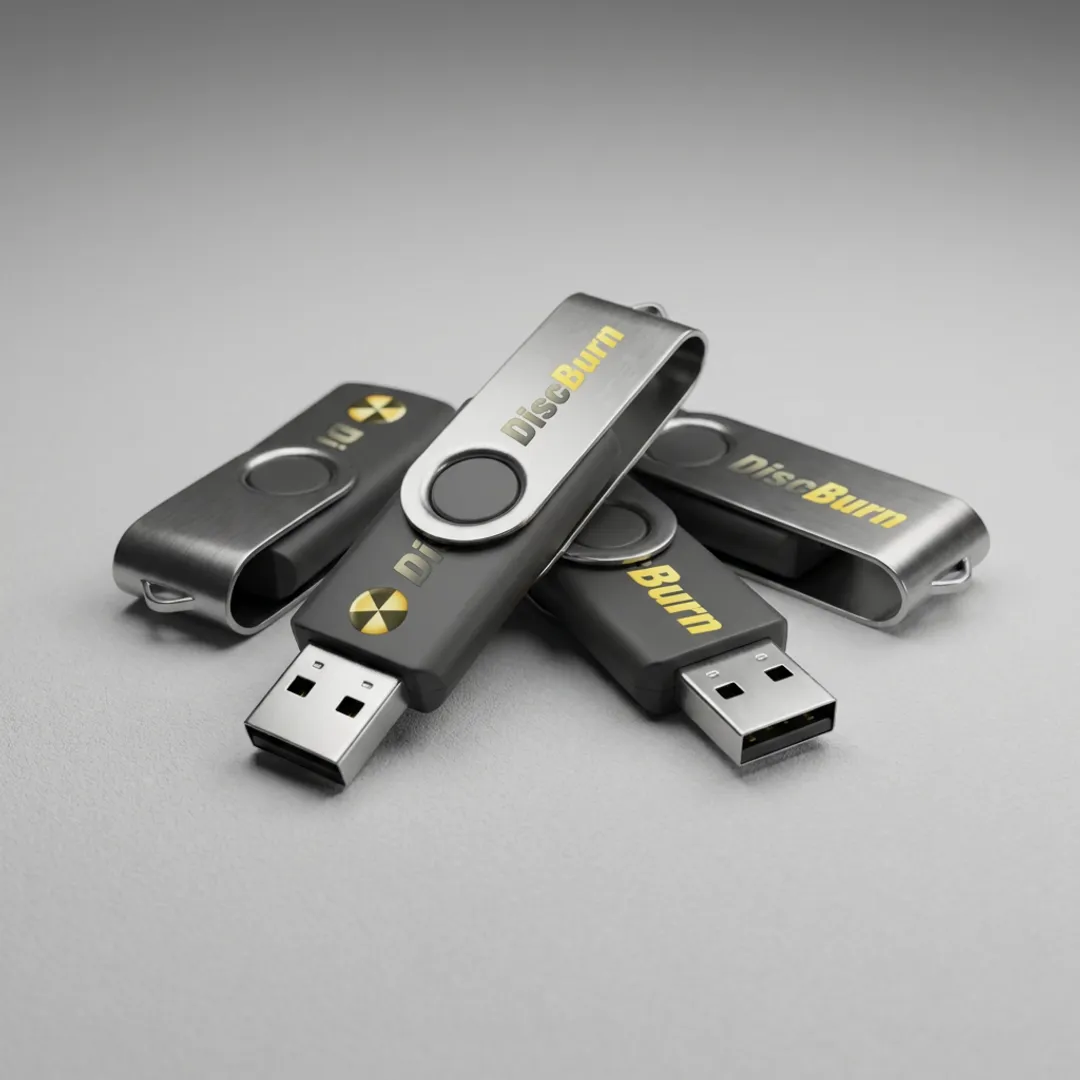 Bulk Custom Swivel USB Flash Drives