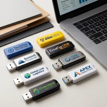 Custom Branded USB Flash Drives with Logo