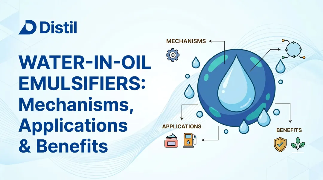 Water-in-Oil Emulsifiers: Mechanisms, Applications & Benefits
