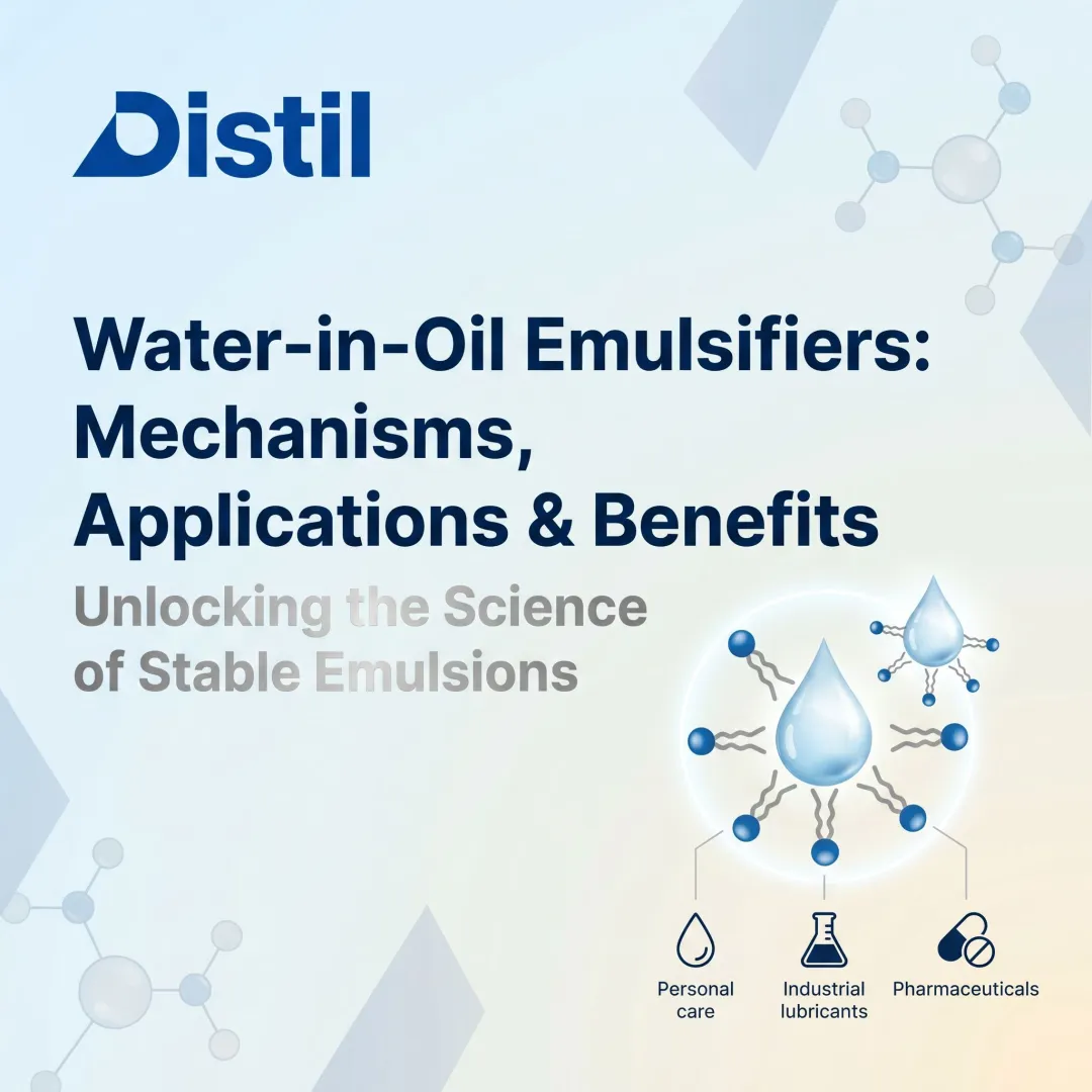 Water-in-Oil Emulsifiers: Mechanisms, Applications & Benefits
