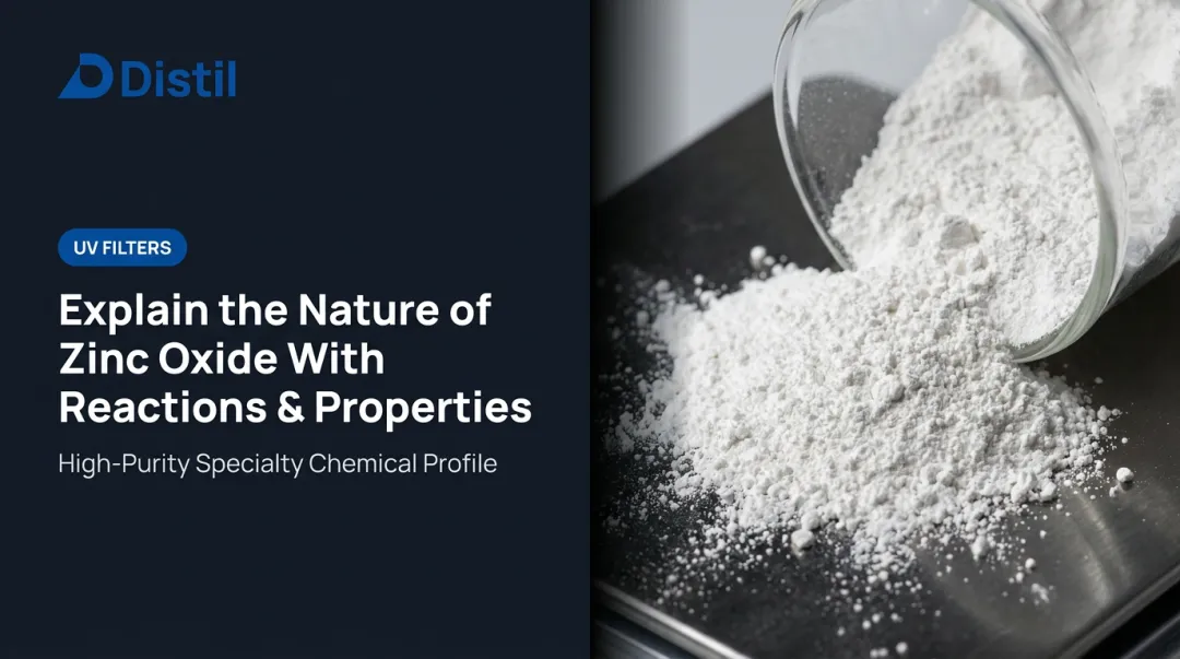 Explain the Nature of Zinc Oxide With Reactions & Properties