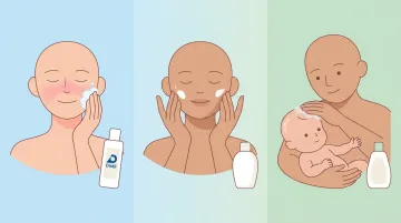 Three skin types benefiting from gentle sucrose cocoate cleanser in personal care