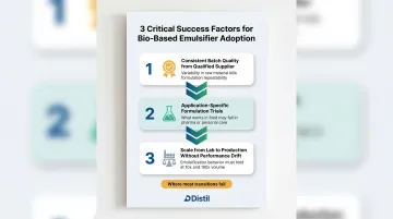 Three critical success factors for switching to bio-based emulsifiers process flow diagram