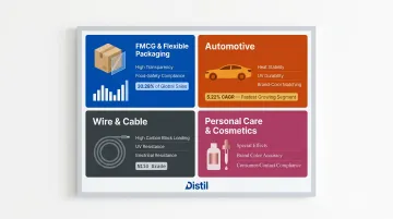 Color masterbatch industry applications by segment key requirements and market data infographic