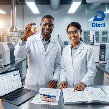 Scientists working on custom chemical synthesis