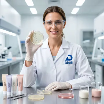 Microbiological testing for clean beauty products
