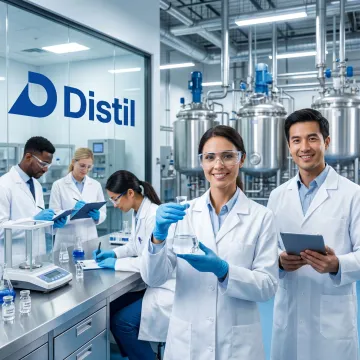 Custom chemical synthesis process in laboratory and production