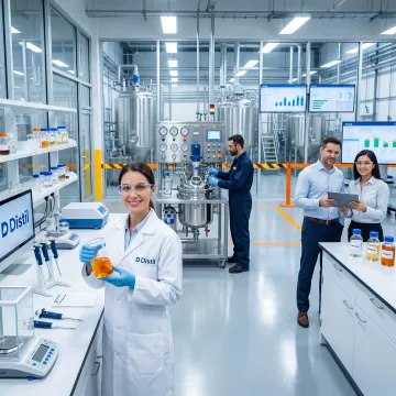 Chemical manufacturing process from lab to scale-up