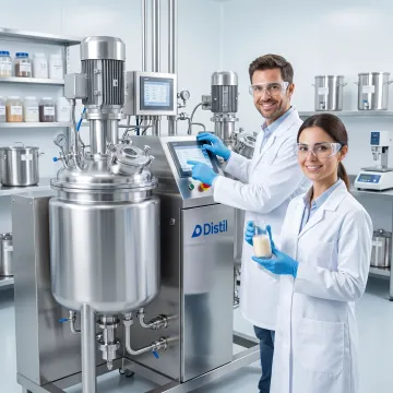 Cosmetic mixing system in a formulation lab