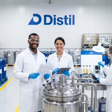 Specialty chemical toll processing facility and team