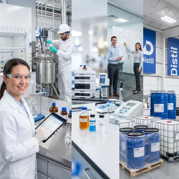 Chemical toll processing workflow in action