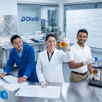 Chemical product formulation process in a laboratory