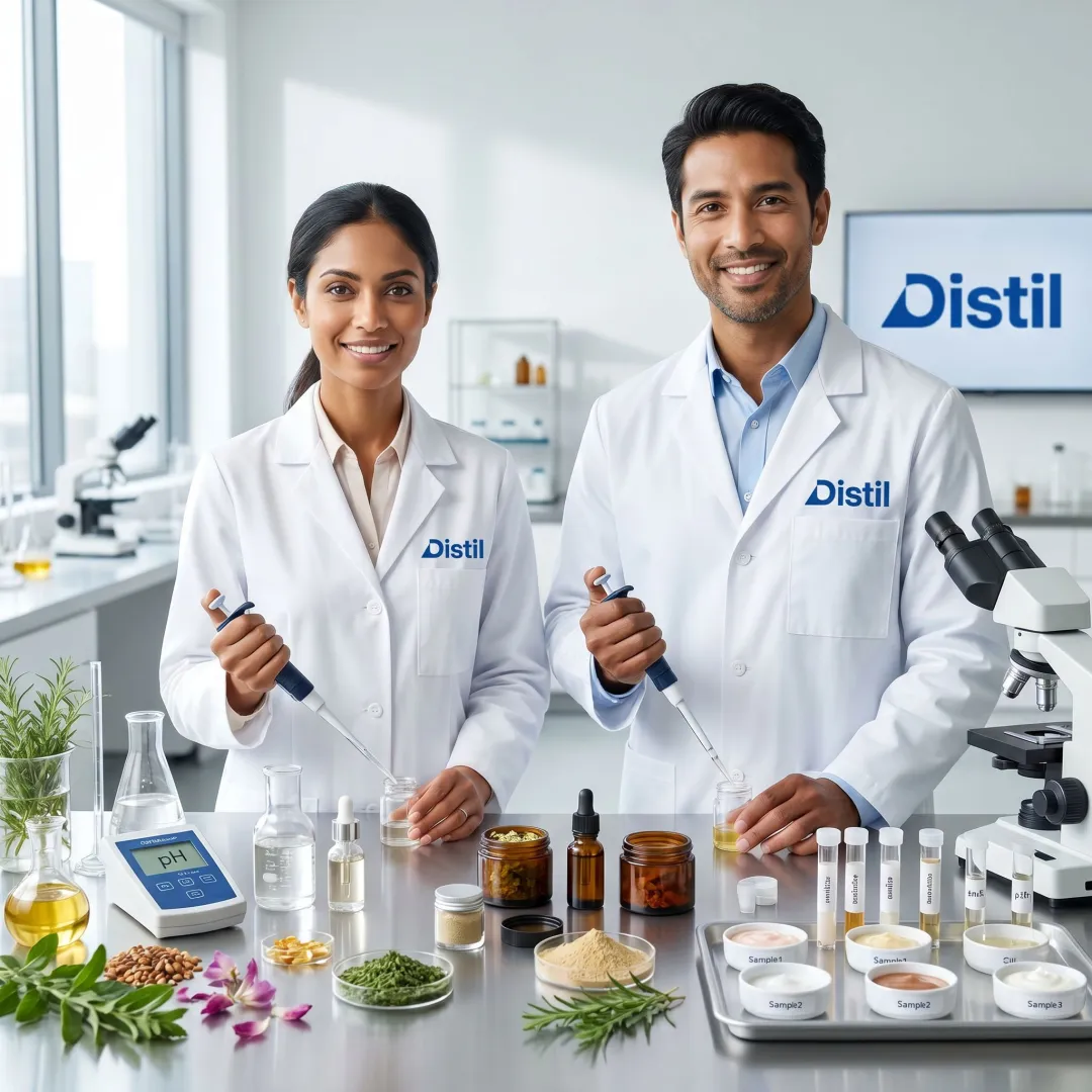 Natural personal care ingredient manufacturing lab